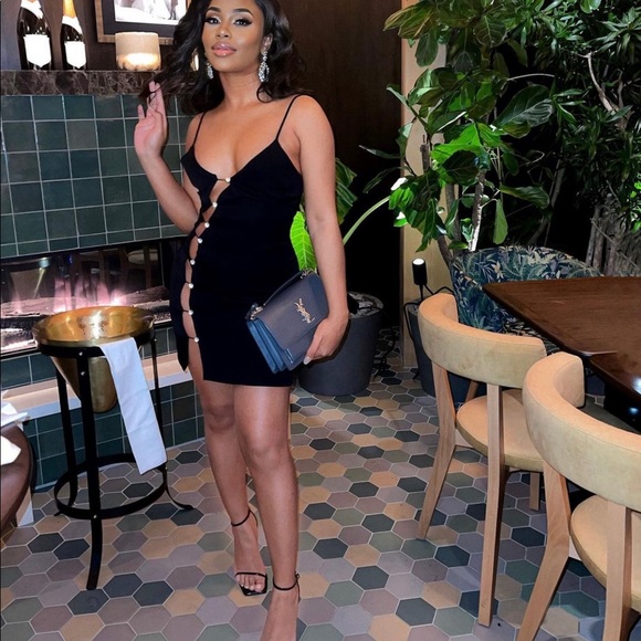 NEW! HP 🥳🥳🥳Zara Buttoned Dress with Jewels - Picture 6 of 15